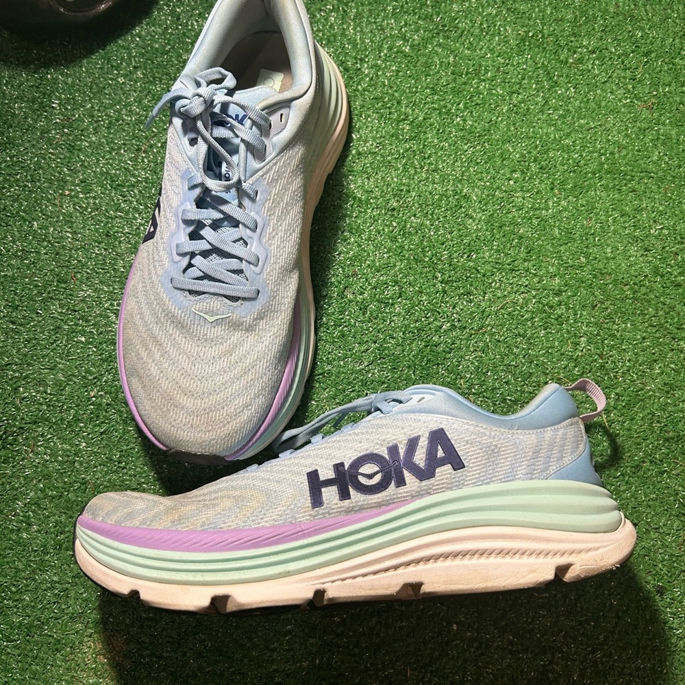 Hoka One One Women's Blue and Purple Athletic Shoes